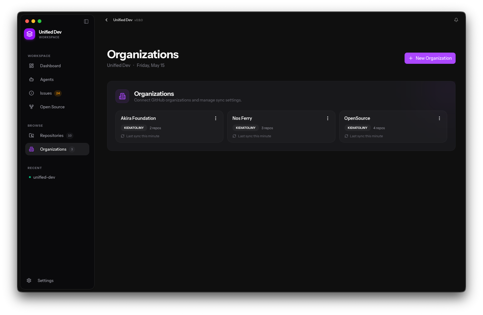 Unified Dev — undefined